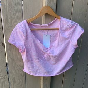 Pink Crop Top